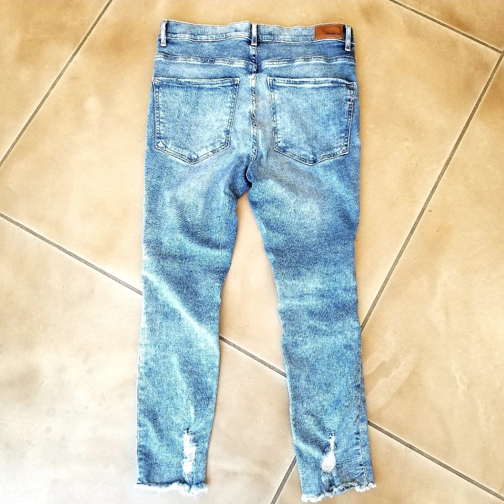 Express Distressed Ripped Jeans size 10s - Picture 7 of 7